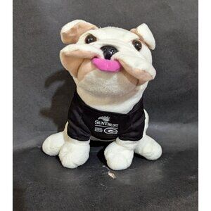 SunTrust UGA Bulldog Plush Dog Soft Toy With Black Shirt